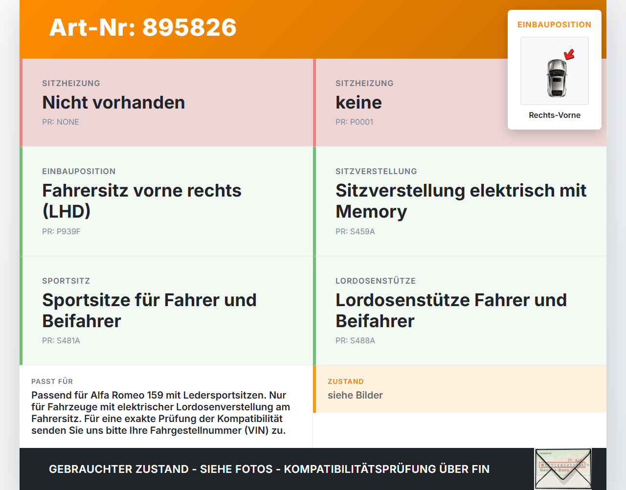 BMW E61 530d 04-07 Lordose Lordosenkissen Pumpe Fahrersitz Rechts Vorne BMW E61 530d 04-07 31.03.2005 7068156 gebraucht Vorschau 3