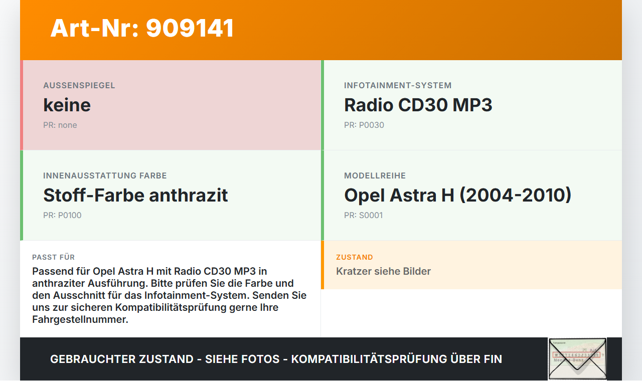 Opel Astra H 04-10 Blende Einbaurahmen für Mittelkonsole Opel Astra H 04-10 30.12.2009 gebraucht Vorschau 3