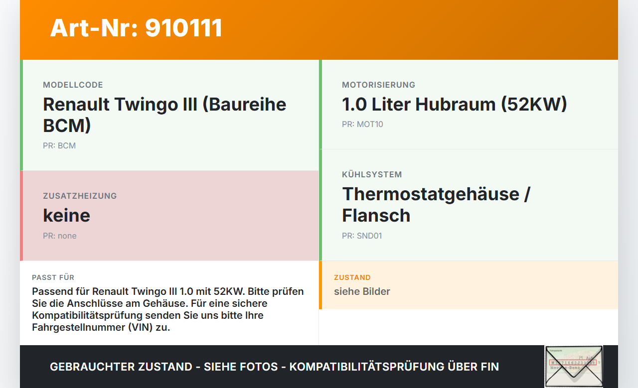 Renault Twingo III BCM 14-19 1,0 52KW Thermostat Flansch Thermostatgehäuse Renault Twingo III BCM 14-19 19.01.2016... Vorschau 3