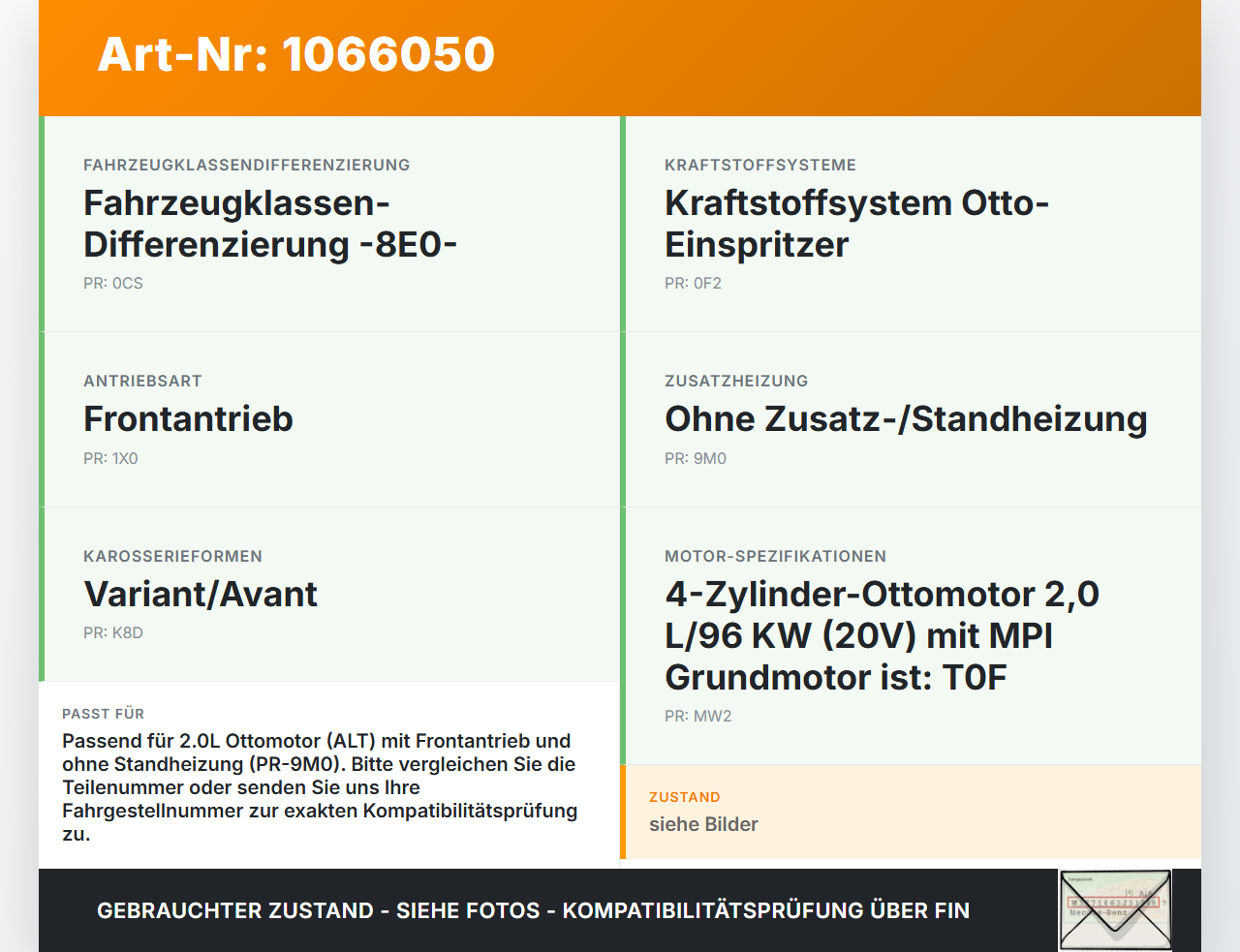 Audi A4 8E 04-08 2,0 96KW Kraftstoffpumpe Kraftstoff Förderpumpe Tankgeber Audi A4 8E 04-08 12.09.2005 8E0919051CJ... Vorschau 3