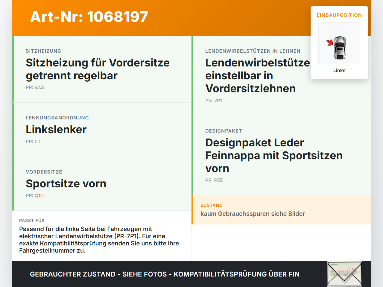 Audi Q5 8R 12-16 Schalter Lendenwirbelstütze Sitzverstellung Links Audi Q5 8R 12-16 04.10.2016 8E0959777B 03481451... Vorschau 3