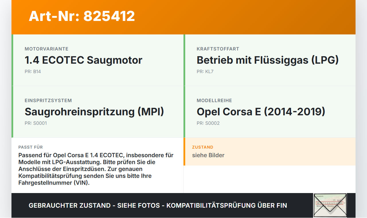 Opel Corsa E 14-19 ecotec 1,4 66KW Einspritzleiste Düsenstock für Einspritzanlage Opel Corsa E 14-19 27.01.2016... Vorschau 3