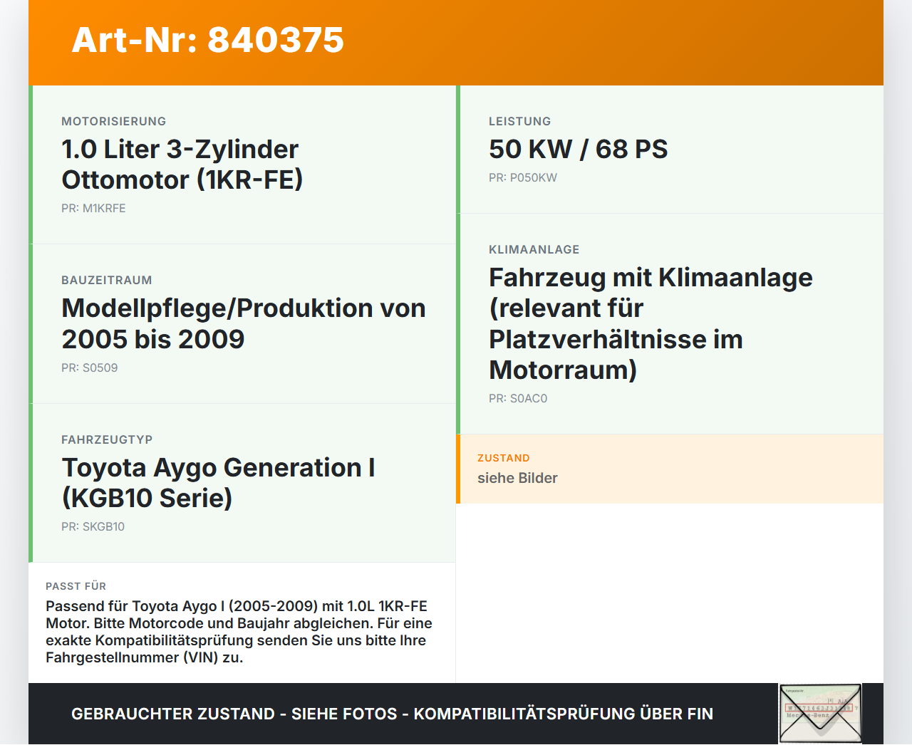 Toyota Aygo I KGB1 05-09 1,0 50KW 1KRFE Abgasrückführventil EGR AGR Ventil Toyota Aygo I KGB1 05-09 26.09.2007 gebraucht Vorschau 3