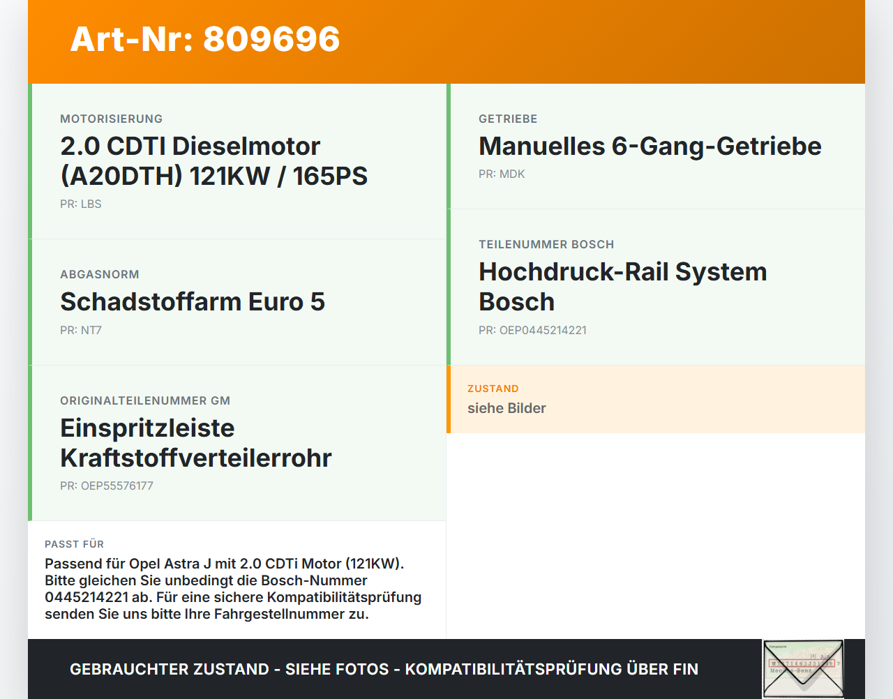 Opel Astra J 12-18 CDTi 2,0 121KW Hochdruck Verteiler Verteilerrohr Einspritzleiste Opel Astra J 12-18 05.05.2015... Vorschau 3
