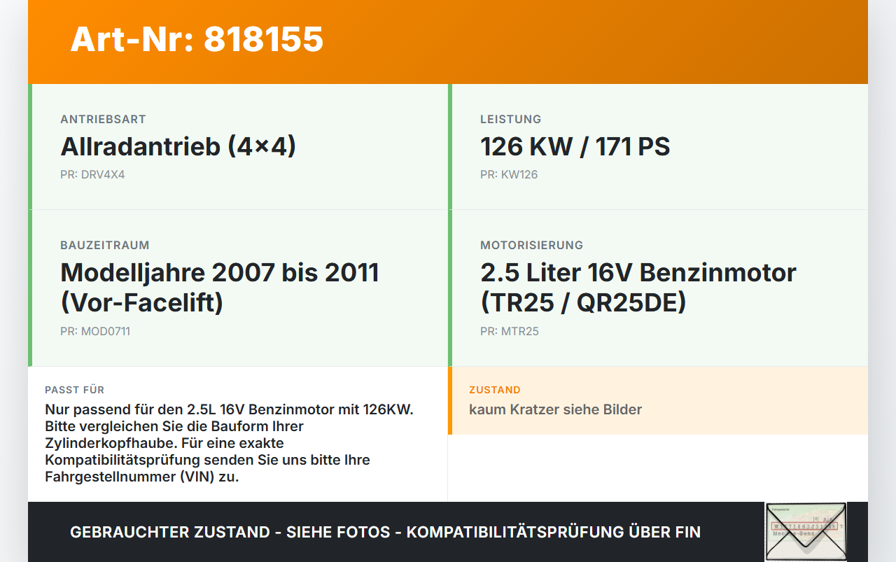Renault Koleos I HY 4x4 07-11 16V 2,5 126KW 2TR 702 Ventildeckel Zylinderkopfhaube Renault Koleos I HY 4x4 07-11... Vorschau 3