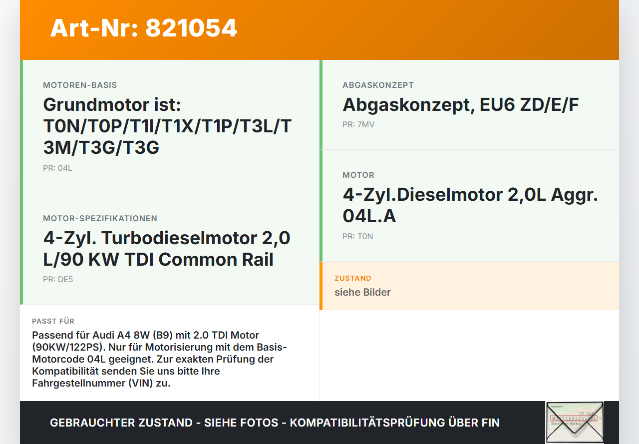 Audi A4 8W B9 15-19 TDI 2,0 90KW DEUC Ölfiltergehäuse Gehäuse Halter für Ölfilter Audi A4 8W B9 15-19 30.06.2017... Vorschau 3