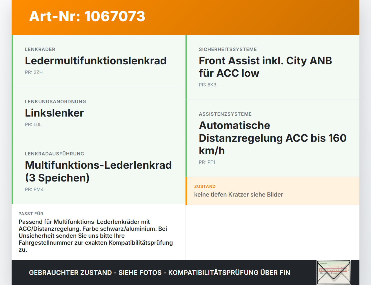 VW Touran II 5T 15-24 Blende Innen Auflage Applikation für Lenkrad VW Touran II 5T 15-24 14.12.2015 6C0419685B... Vorschau 3
