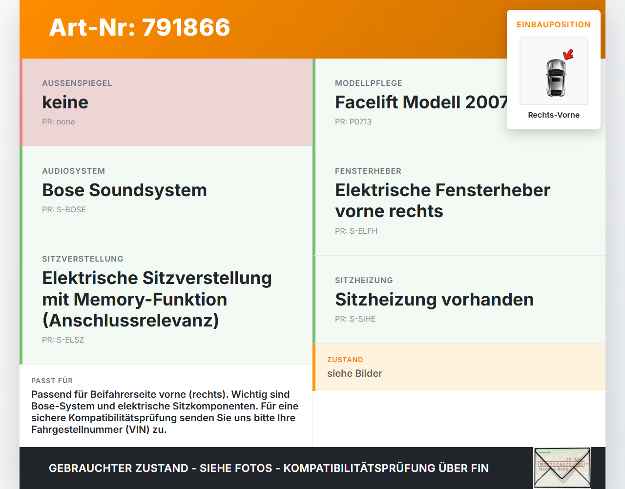 Nissan Pathfinder III R51 07-13 Kabelbaum für Tür und Fensterheber Rechts Vorne Nissan Pathfinder III R51 07-13... Vorschau 3