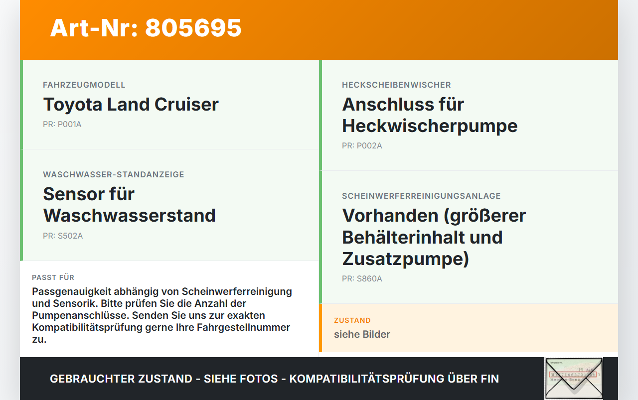 Toyota Land Cruiser 90 J9 96-02 D-4D 3,0 120KW Waschwasserbehälter Wasserbehälter Wischwasserbehälter Toyota Land... Vorschau 3