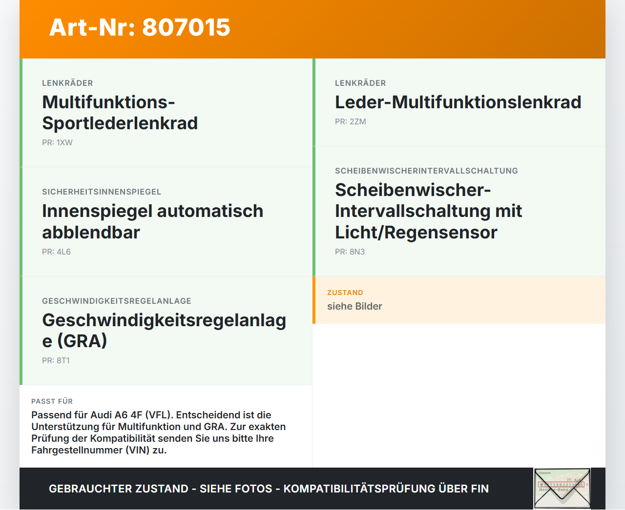 Audi A6 4F 6C 05-08 Elektronikmodul Lenkstockschalter Schaltzentrum Lenkrad Audi A6 4F 6C 05-08 30.11.2005... Vorschau 3