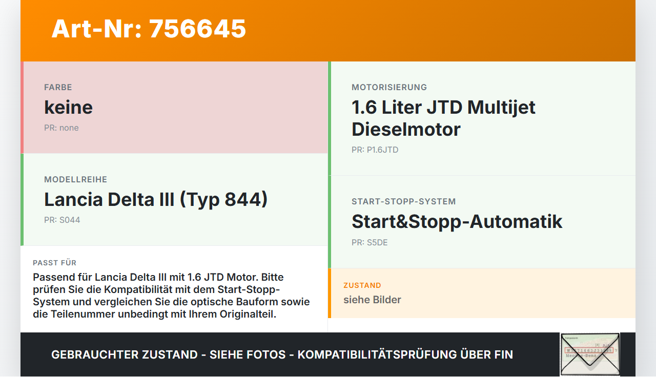 Lancia Delta III 844 08-11 JTD 1,6 88KW 198A2000 Ölfiltergehäuse Gehäuse Halter für Ölfilter Lancia Delta III 844... Vorschau 3