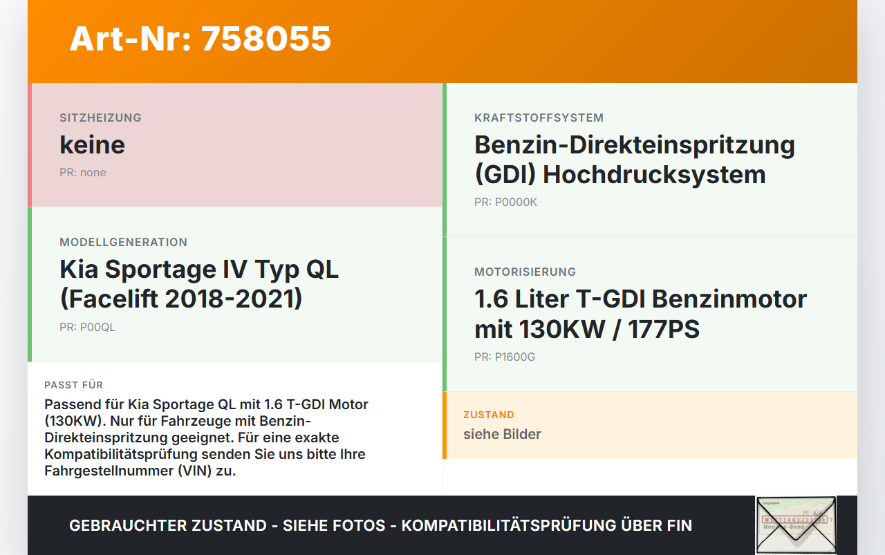 Kia Sportage IV QL 18-21 1,6 130KW Hochdruck Leitung Kraftstoffleitung Kia Sportage IV QL 18-21 03.01.2019 gebraucht Vorschau 3