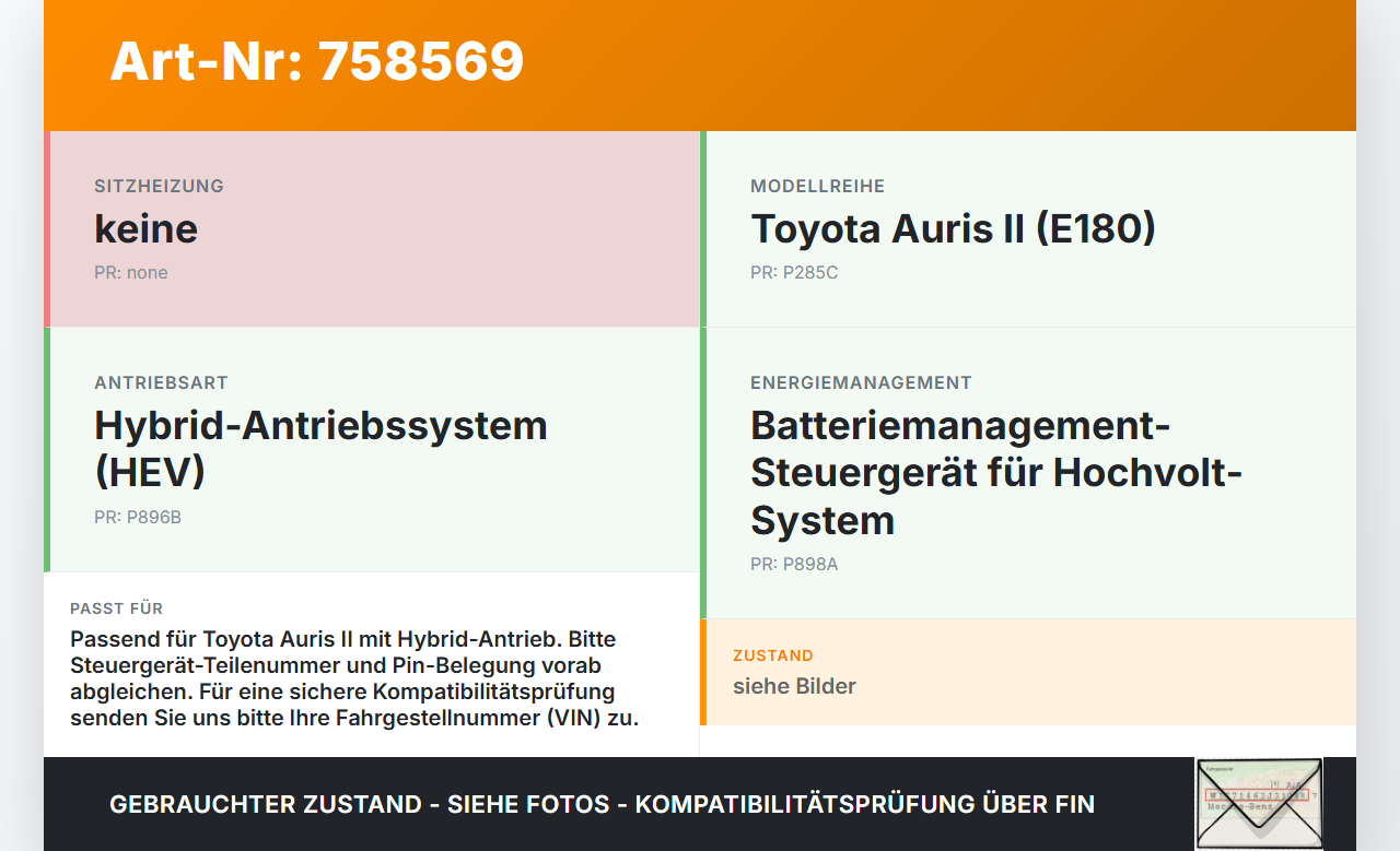 Toyota Auris II E18 12-15 Steuergerät ECU Modul SG Power Management Batteriesteuerung Toyota Auris II E18 12-15... Vorschau 3