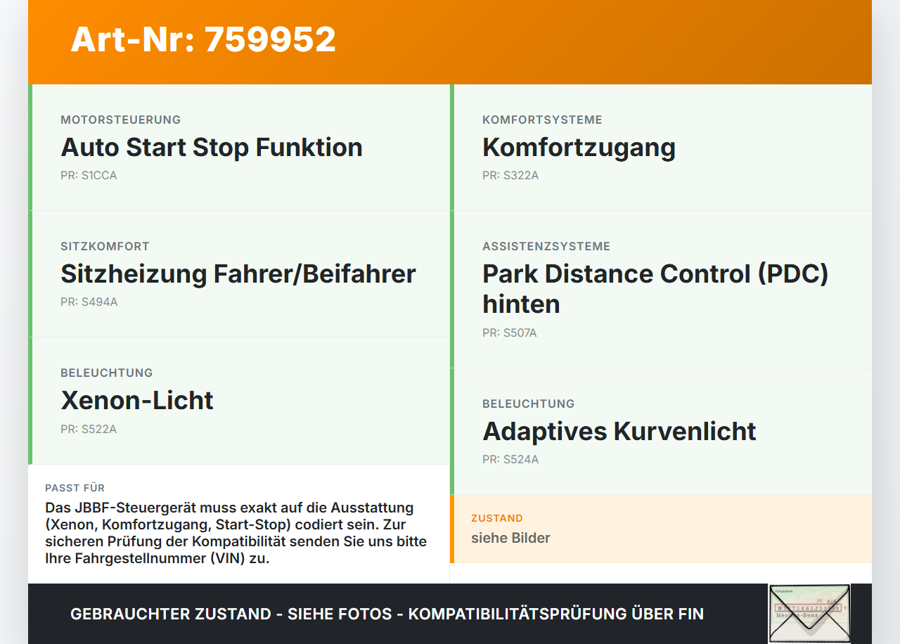 BMW E81 1er 120d 07-11 Steuergerät ECU Modul PL2RR JBBBFE IIIR Body Control SG BMW E81 1er 120d 07-11 23.05.2011... Vorschau 3