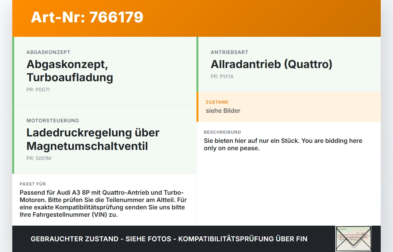 Audi A3 8P qu 08-13 TFSI 2,0 147KW Magnetventil Umschaltventil Turbodruckregler Regelventil Audi A3 8P qu 08-13... Vorschau 3
