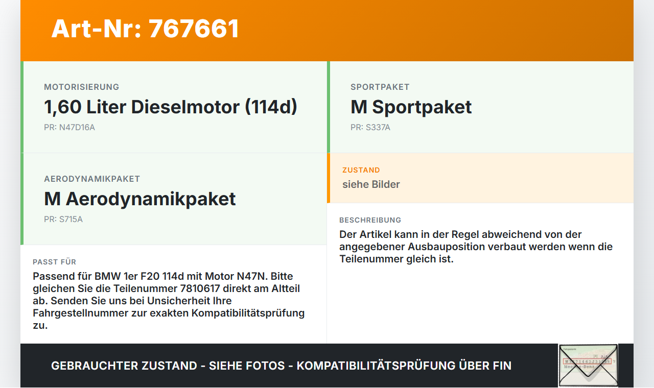 BMW 1er 114d F20 11-15 1,4d 70KW Ansaugrohr Ladeluftschlauch Luftschlauch BMW 1er 114d F20 11-15 21.04.2015 7810617... Vorschau 3