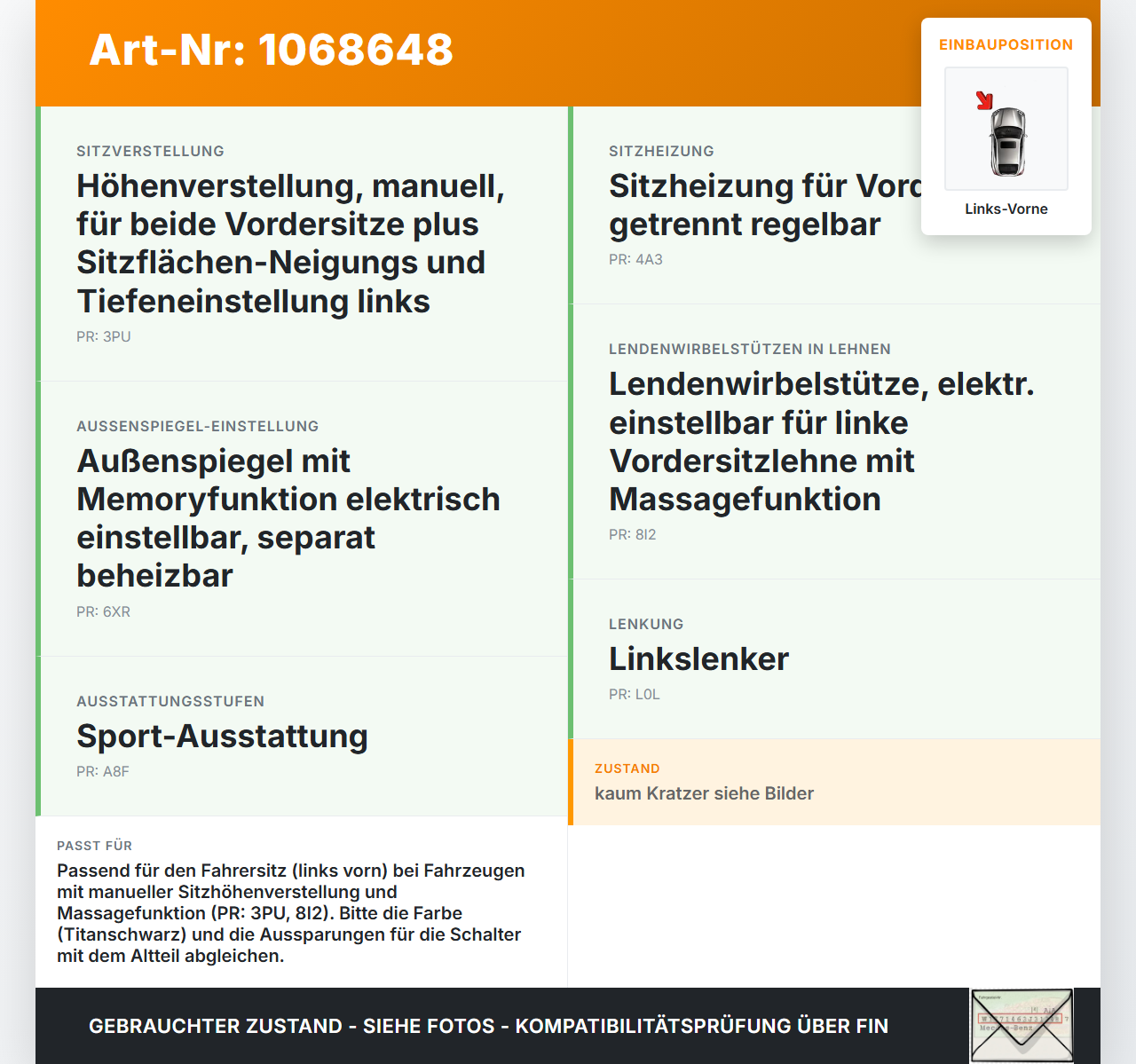 VW Golf VII 7 5G 17-20 5T Blende Innen Verkleidung für Fahrer Sitz Links Vorne VW Golf VII 7 5G 17-20 22.11.2019... Vorschau 3