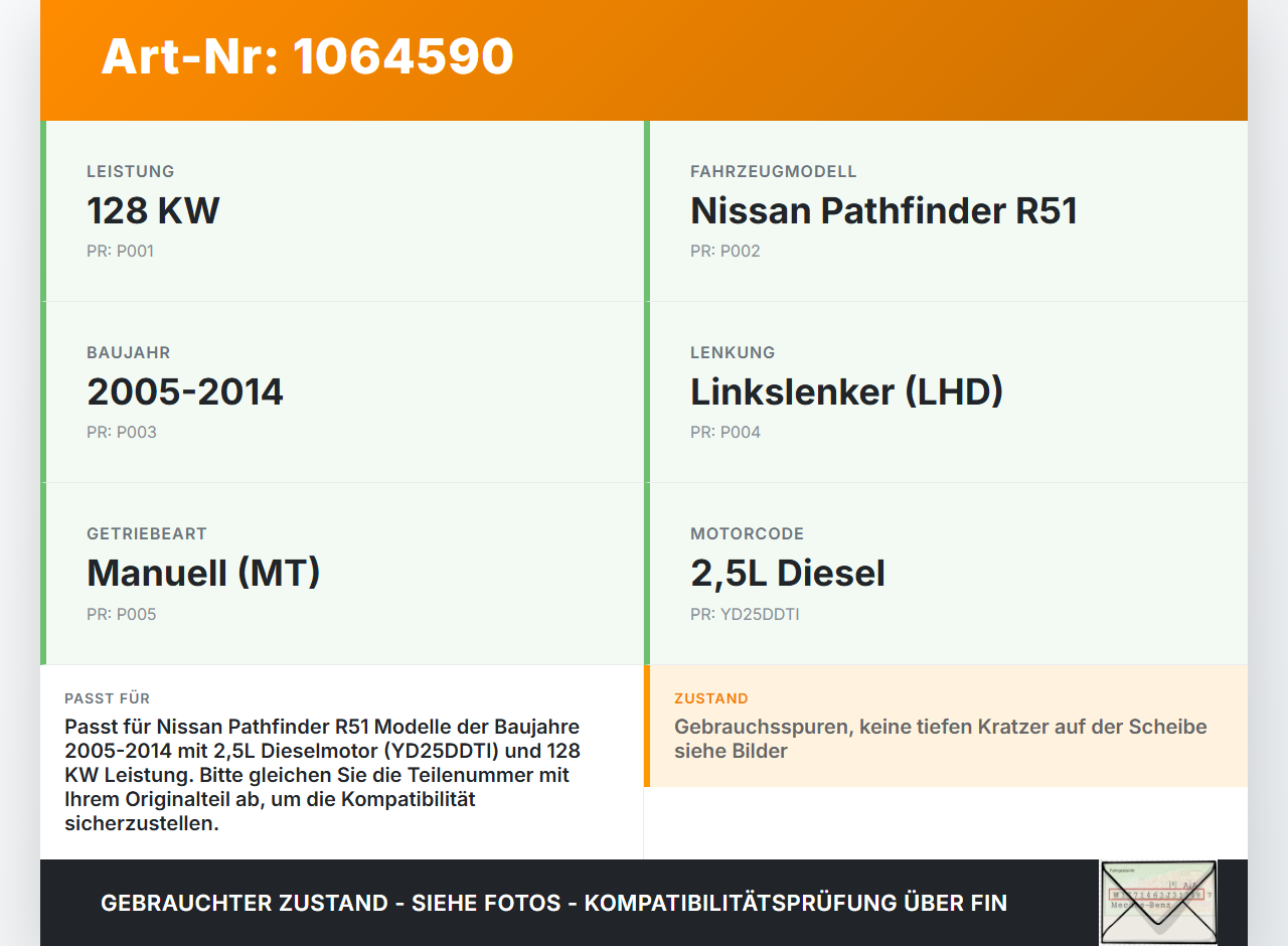 Nissan Pathfinder R51 05-14 2,5D 128KW Kombiinstrument Tacho Nissan Pathfinder R51 05-14 12.08.2005... Vorschau 3