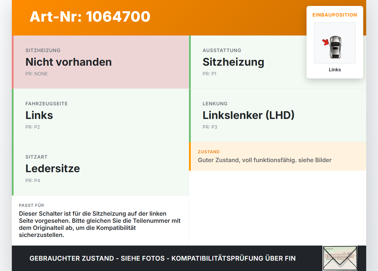 Nissan Pathfinder R51 05-14 Schalter Regler für Sitzheizung Links Nissan Pathfinder R51 05-14 12.08.2005 gebraucht Vorschau 3
