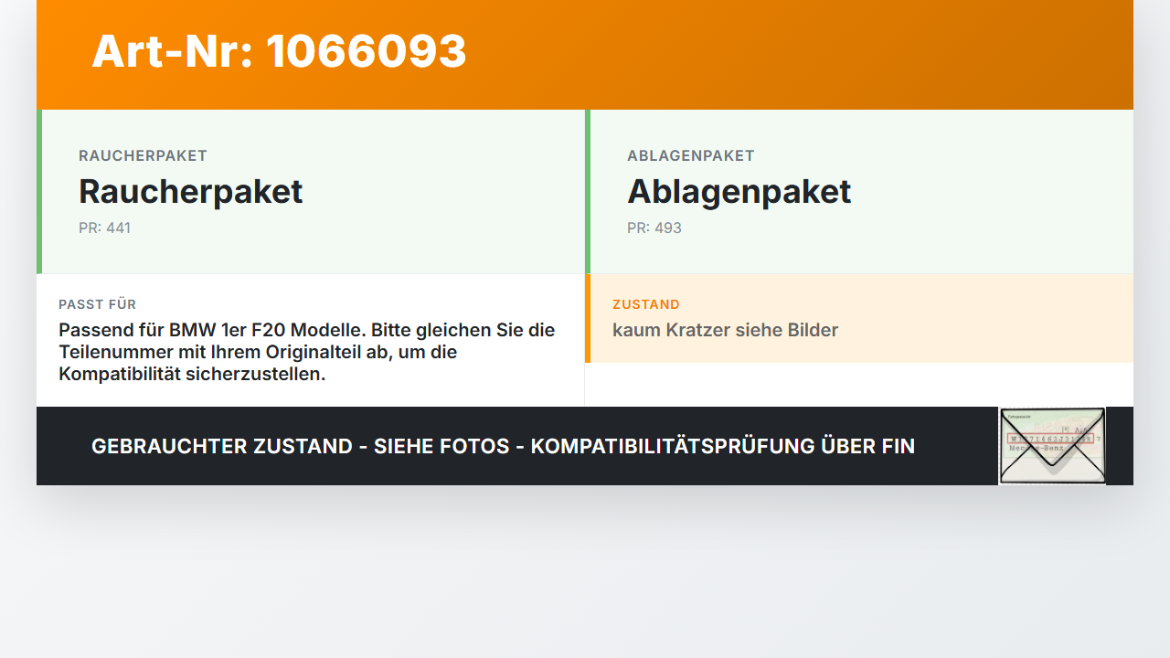 BMW 1er 116i F20 11-15 1,6 132KW 12V Steckdose BMW 1er 116i F20 11-15 20.10.2011 7143111 51.47-7143111 gebraucht Vorschau 3