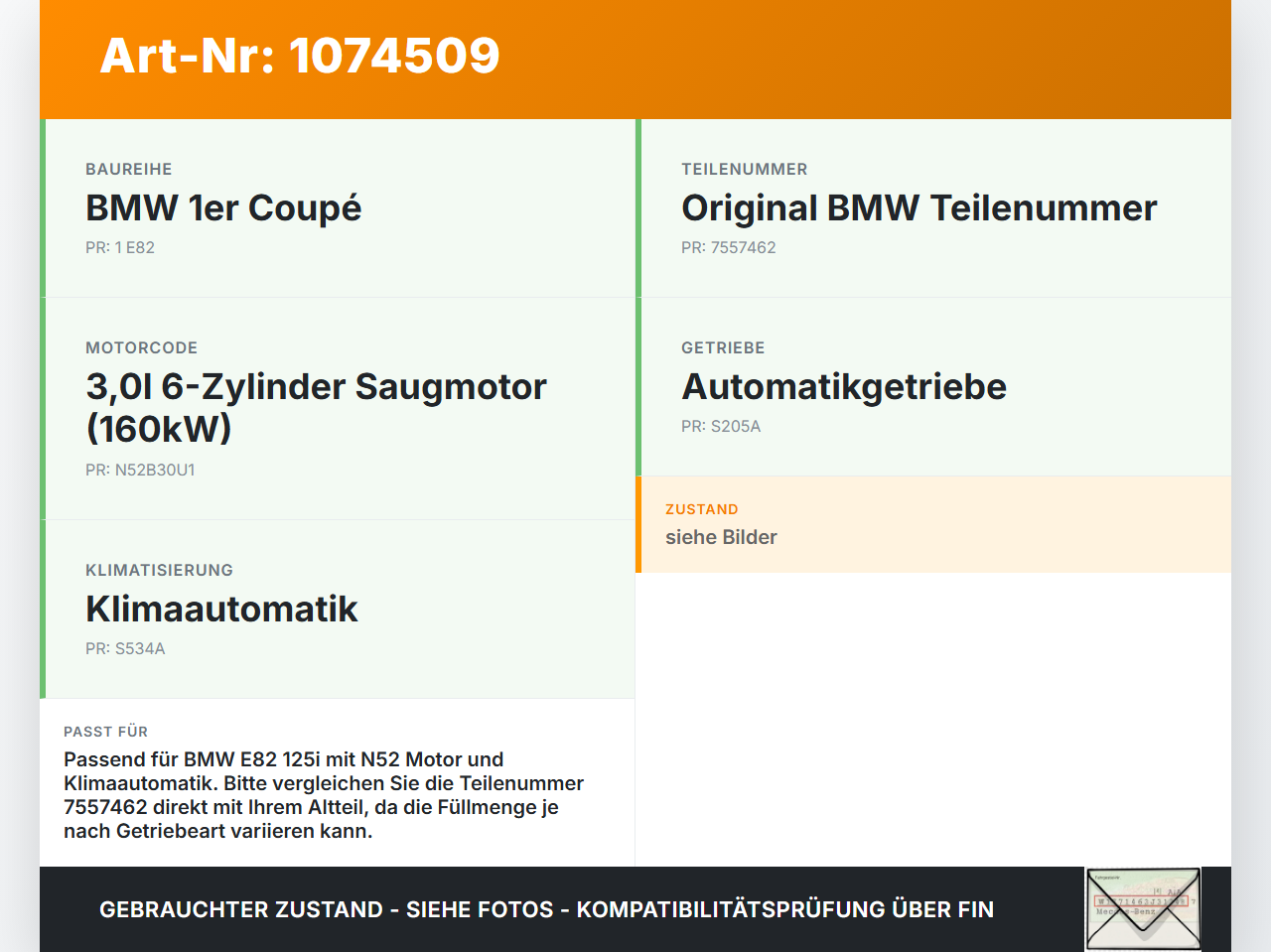 BMW 1er E82 07-11 3,0 160KW Ausgleichsbehälter f. Kühlmittel BMW 1er E82 07-11 18.06.2008 7640514 17137640514... Vorschau 3