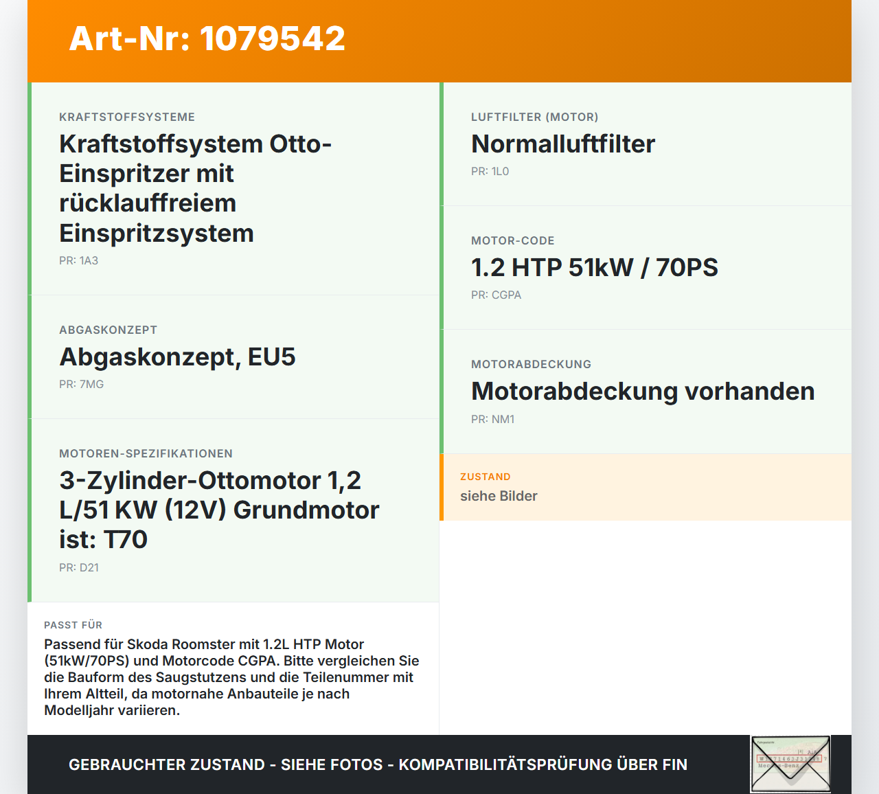 Skoda Roomster 5J 5J7 10-15 HTP 1,2 51KW CGPA Ansaugbrücke Ansaugkrümmer Skoda Roomster 5J 5J7 10-15 09.09.2011... Vorschau 3