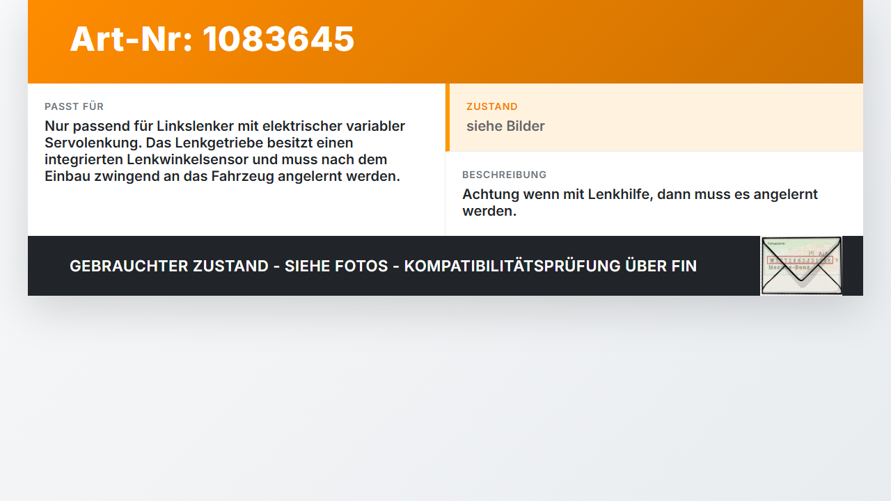 Citroen C4 Picasso II 13-16 Lenkgetriebe Elektr. Servolenkung Lenkhilfe Citroen C4 Picasso II 13-16 24.09.2013... Vorschau 3