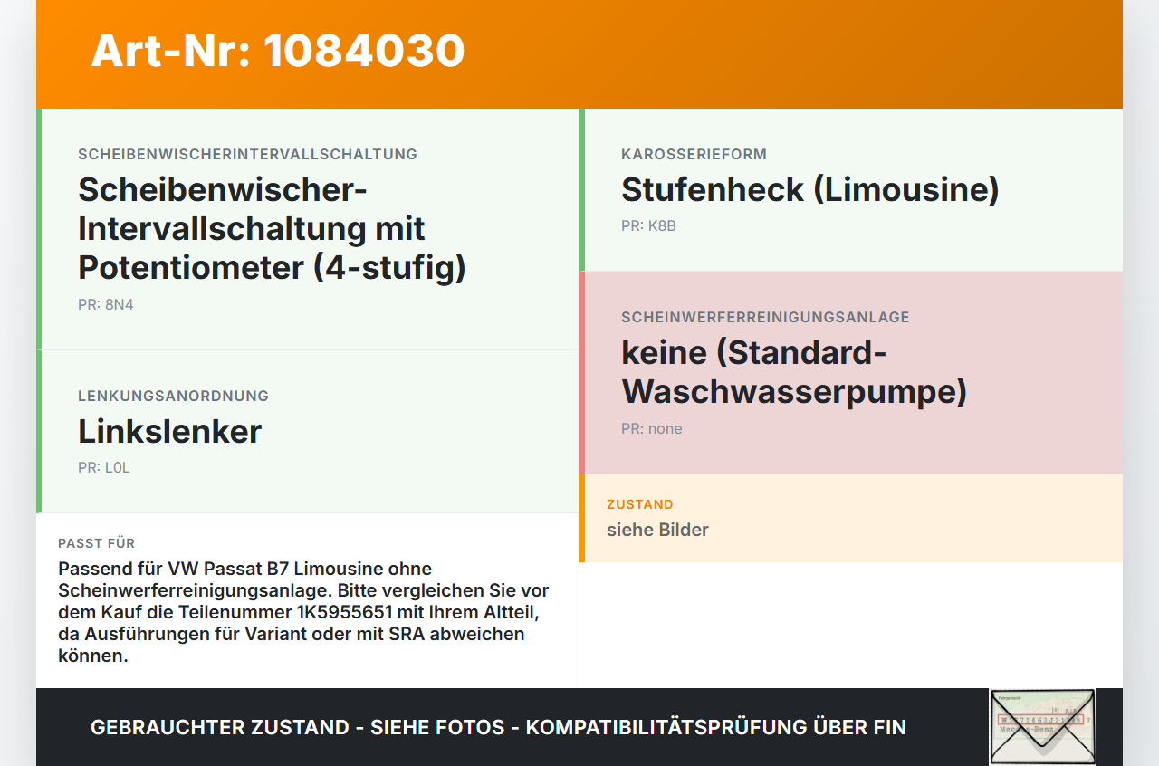 VW Passat 3C B7 10-14 Waschwasserpumpe Wischwasserpumpe Waschpumpe Vo. VW Passat 3C B7 10-14 22.02.2014 1K5955651... Vorschau 3
