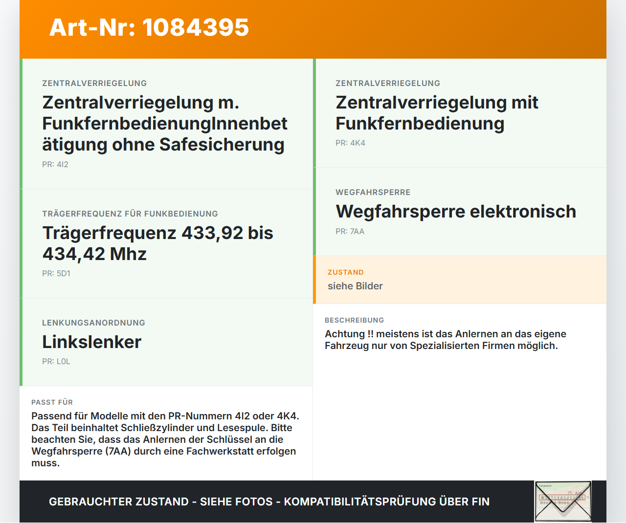 Audi A3 8V 12-16 Lim Zündschloss Schliesszylinder 2x Schlüssel Funkschlüssel Audi A3 8V 12-16 17.06.2016... Vorschau 3