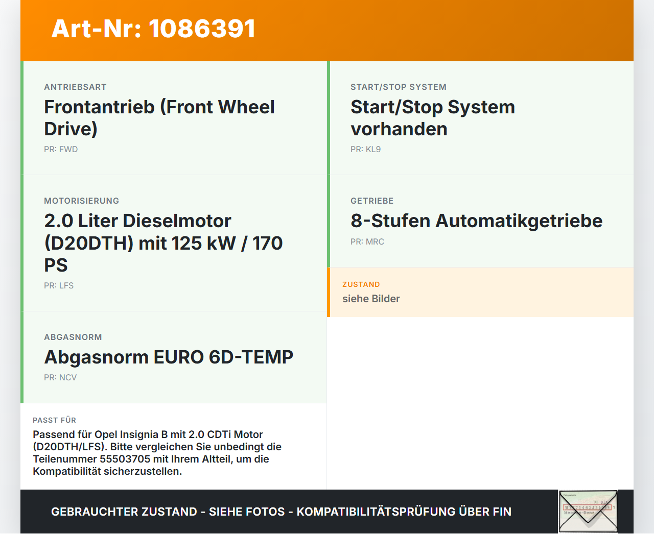 Opel Insignia B Z18 17-20 CDTi 2,0 125KW D20DTH Ansaugbrücke Ansaugkrümmer Opel Insignia B Z18 17-20 28.05.2019... Vorschau 3