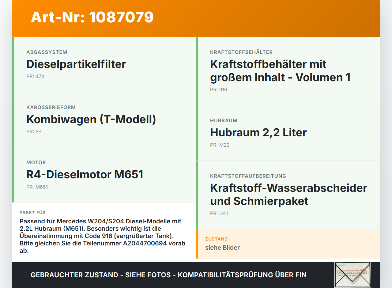 Mercedes S204 W204 11-15  CDI 2,1 125KW Tankgeber Tankeinheit Füllstandgeber Mercedes S204 W204 11-15 11.05.2012... Vorschau 3
