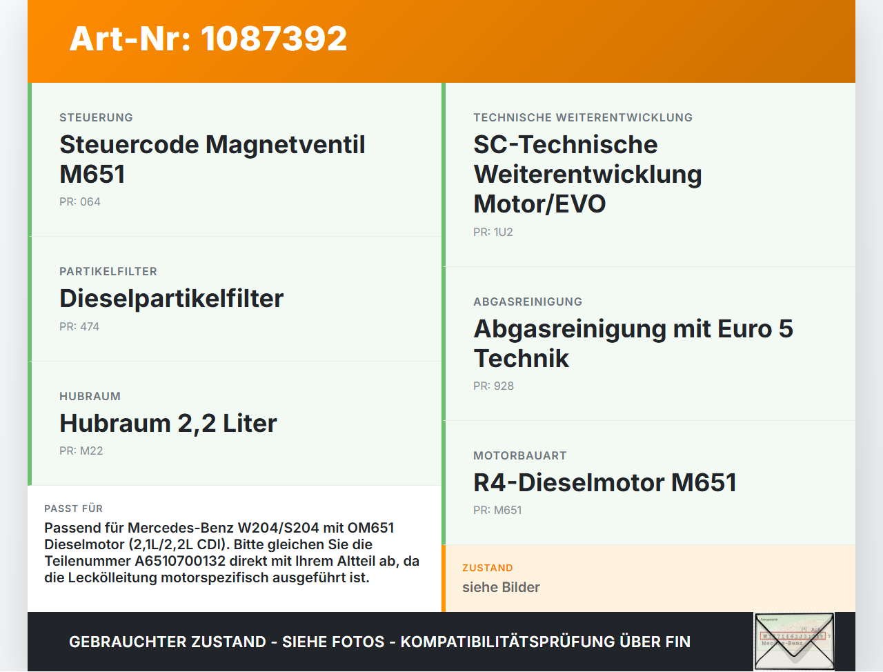 Mercedes S204 W204 11-15  CDI 2,1 125KW Rücklauf Leitung Kraftstoffleitung Rücklaufleitung Mercedes S204 W204 11-15... Vorschau 3