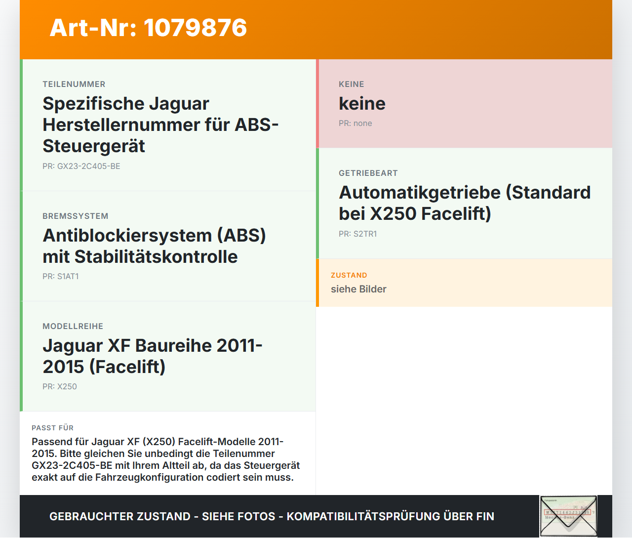 Jaguar XF X250 11-15 ABS Steuergerät Aggregat Hydraulikblock Jaguar XF X250 11-15 25.06.2012 GX23-2C405-BE... Vorschau 3
