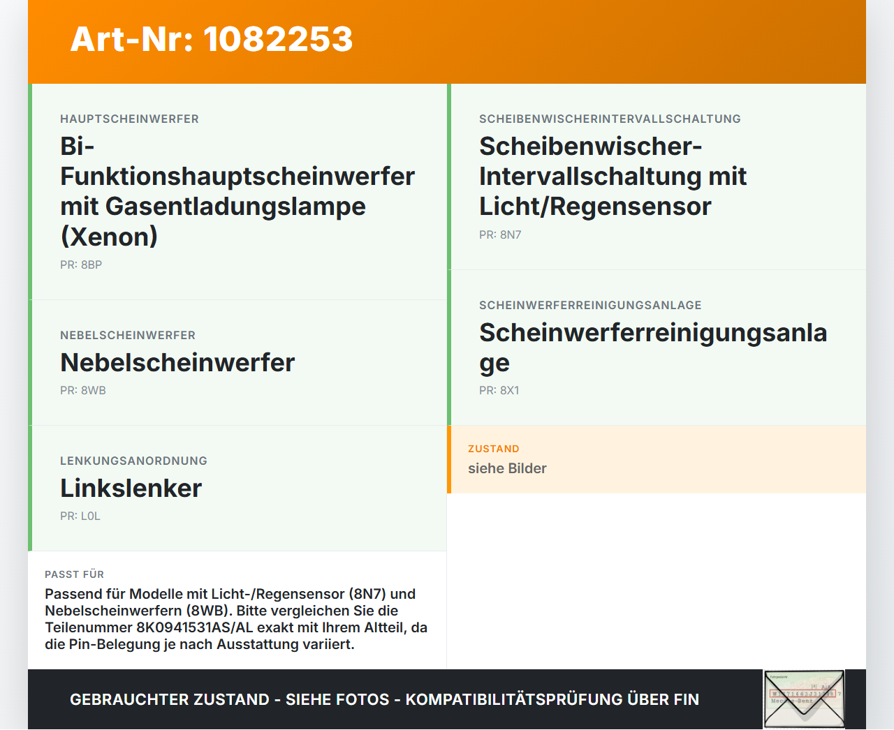 Audi Q5 8R 08-12 Lichtschalter Schalter Audi Audi Q5 8R 08-12 09.06.2009 8K0941531AS 8K0941531AL 74850-114 gebraucht Vorschau 3