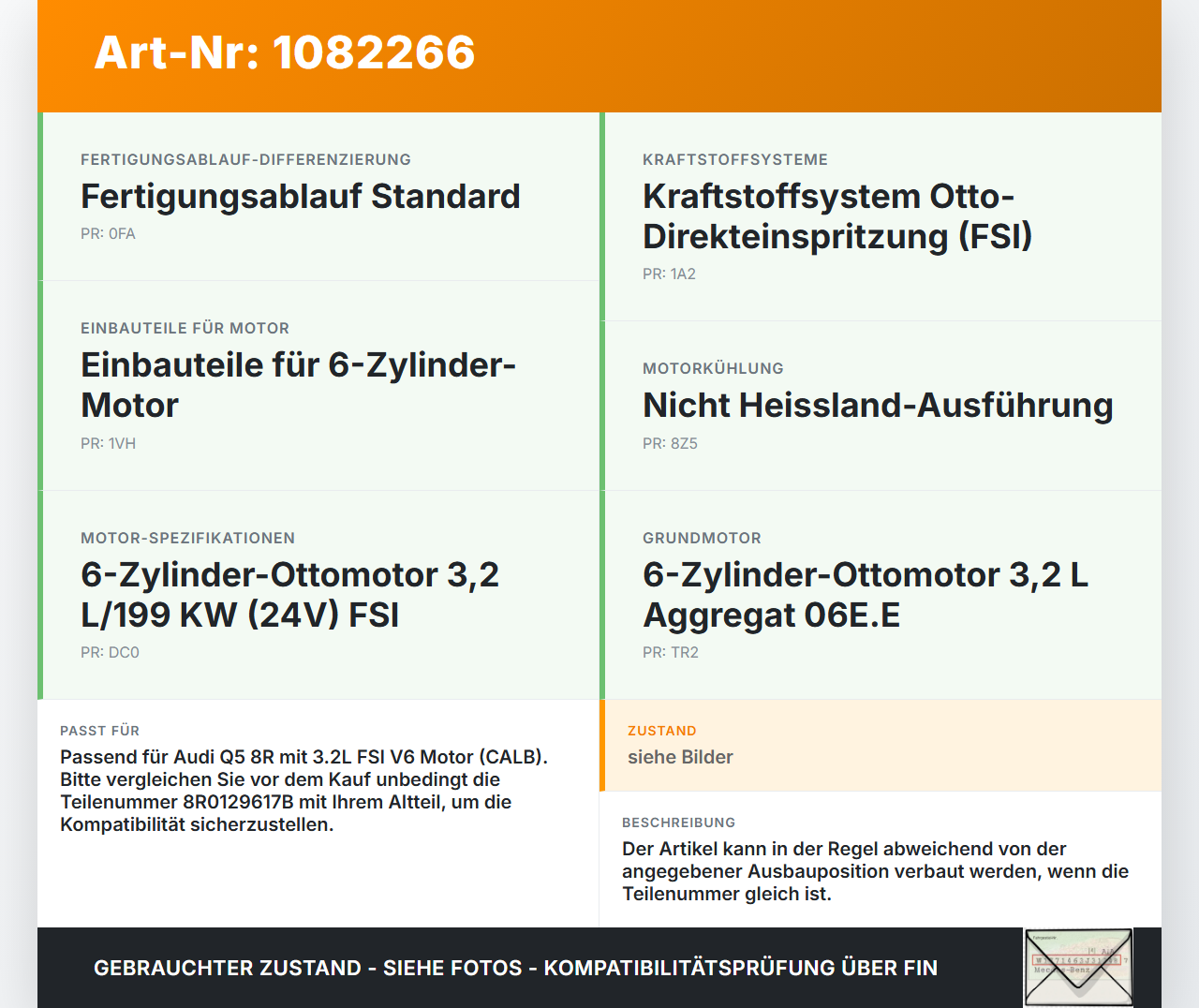 Audi Q5 8R 08-12 FSI 3,2 199KW Ansaugrohr Ladeluftschlauch Luftschlauch Audi Audi Q5 8R 08-12 09.06.2009 8R0129617B... Vorschau 3