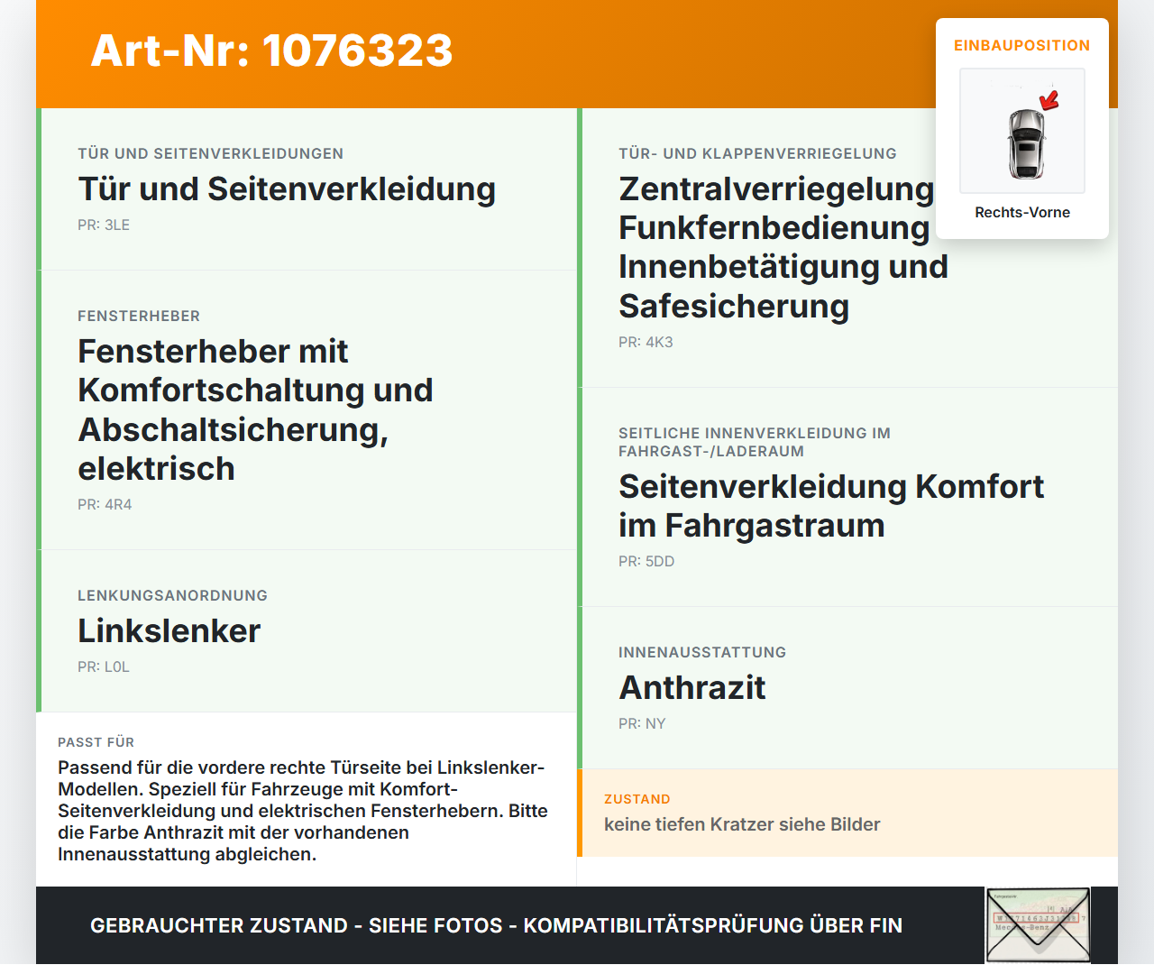 VW Caddy III 2K 10-15 Kombi Türgriff Griffmuschel Griff Innen Rechts Vorne VW Caddy III 2K 10-15 22.12.2011 gebraucht Vorschau 3