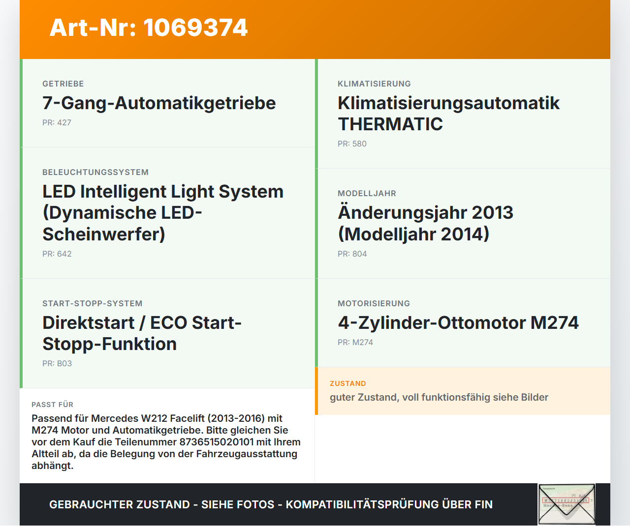Mercedes E250 W212 13-16 Sicherungskasten Steuergerät SAM und Zentralelektrik Mercedes E250 W212 13-16 17.09.2013... Vorschau 3