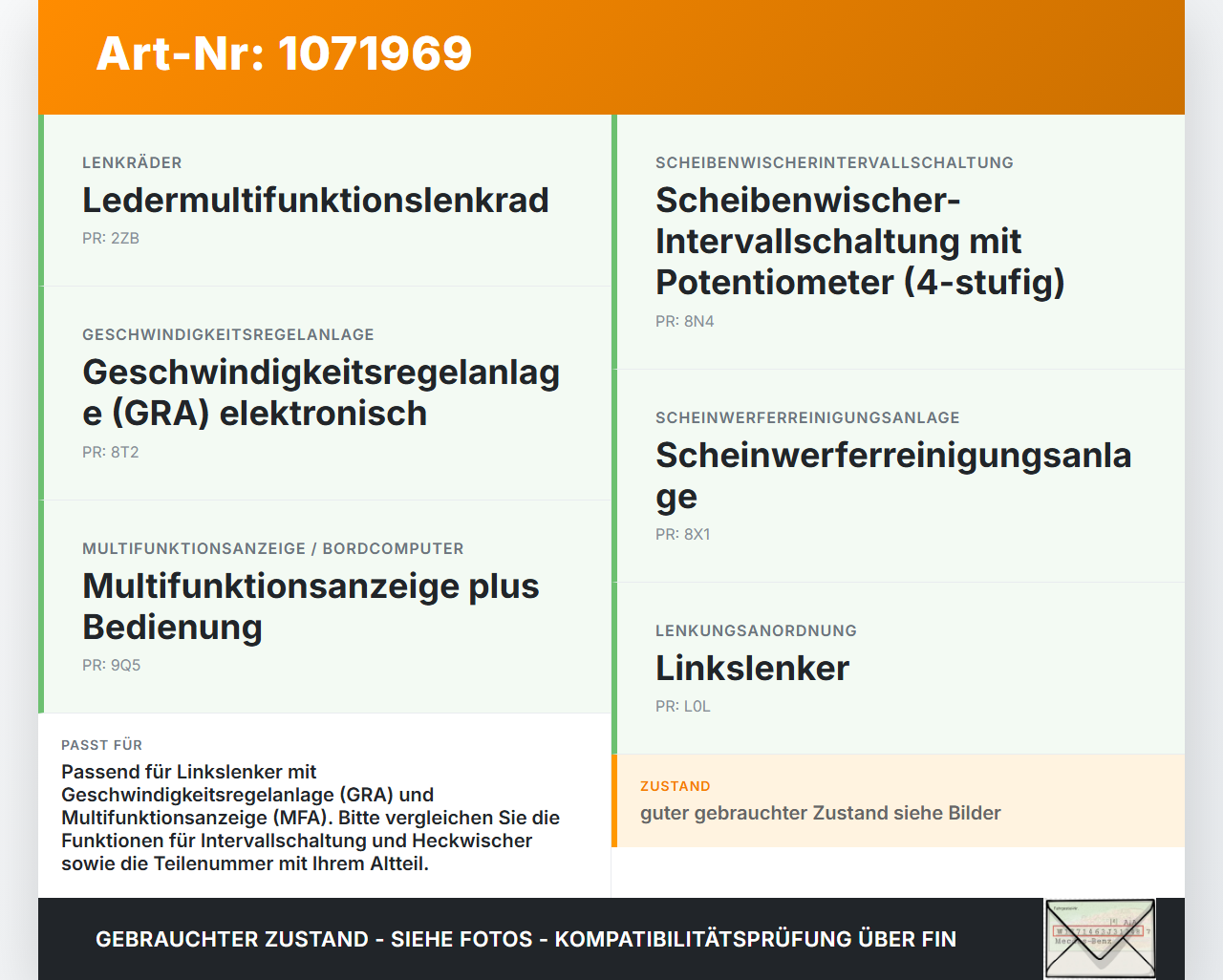 VW Touran 1T3 06-10 Lenkstockschalter Wischerschalter Wischer VW Touran 1T3 06-10 25.09.2009 1K0953519H 01203514... Vorschau 3