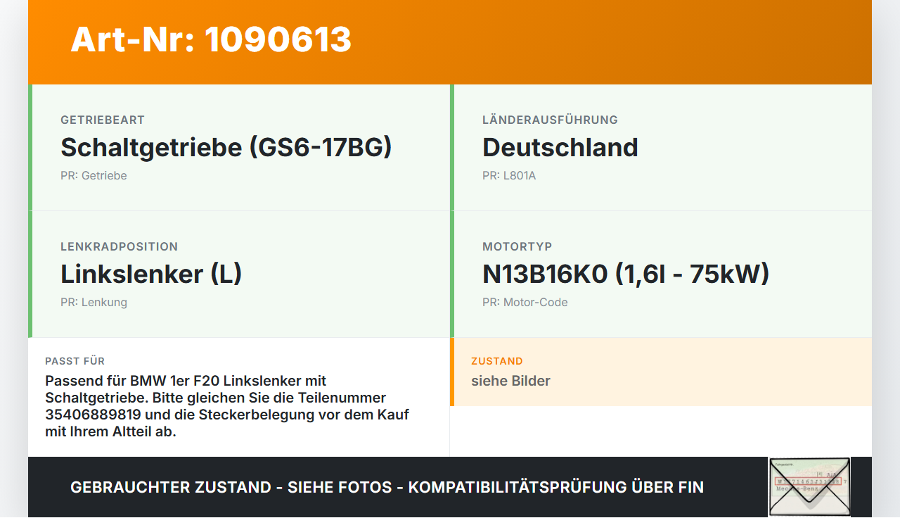 BMW 114i F20 11-15 1,6 75KW Gaswertgeber Gaspedal BMW 114i F20 11-15 11.03.2013 6889819 35406889819 6853176... Vorschau 3