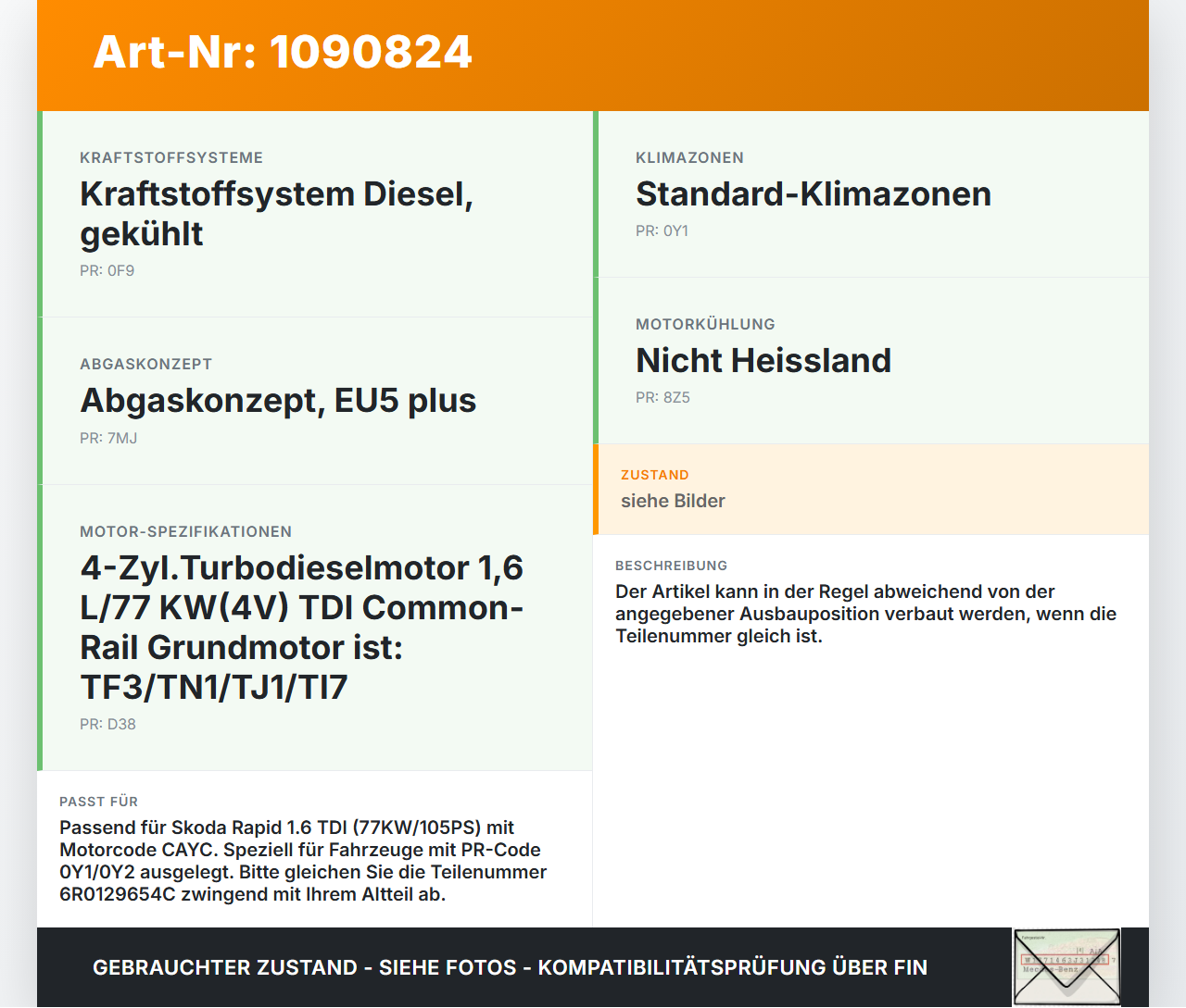 Skoda Rapid NH 12-17 TDI 1,6 77KW Ansaugrohr Ladeluftschlauch Luftschlauch Pos.1 Skoda Rapid NH 12-17 19.12.2013... Vorschau 3