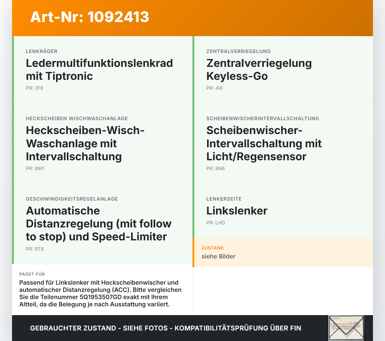 Skoda Octavia IV NX 20-24 Lenkstockschalter Blinker Wischer Kombischalter Skoda Octavia IV NX 20-24 26.04.2021... Vorschau 3