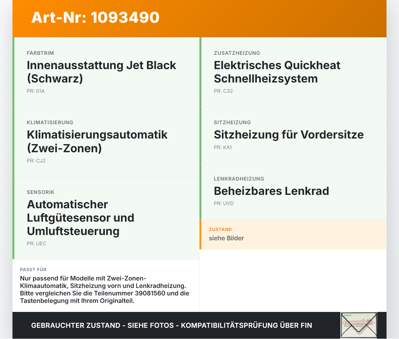 Opel Zafira Tourer C P12 16-19 Klimabedienteil Bedienelement Heizung Klimaautomatik Schalter Opel Zafira Tourer C... Vorschau 3