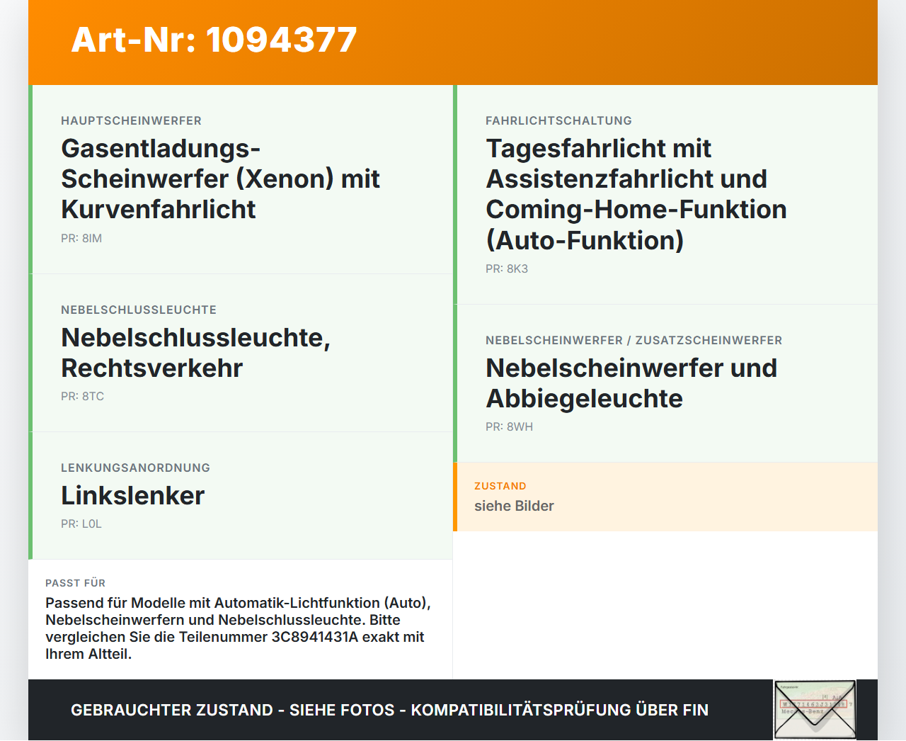 VW Sharan 7N II 10-15 Lichtschalter Schalter Drehschalter Scheinwerferschalter Auto VW Sharan 7N II 10-15... Vorschau 3