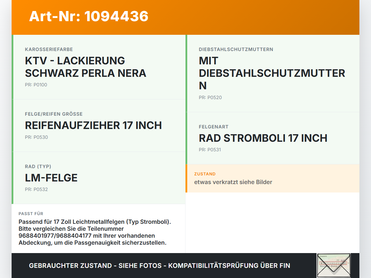 Peugeot 308 CC 07-11 Radnabenabdeckung Rad Nabenabdeckung Nabenblende Peugeot 308 CC 07-11 31.03.2011 542172... Vorschau 3