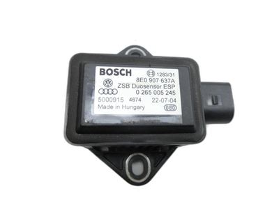 VW Phaeton 3D 02-07 Kurz  ESP Sensor Duo Sensor Steuergerät Querbeschleunigung 8E0907637A 0265005245